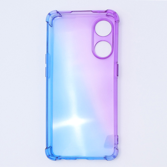 Чохол для Oppo Reno8 T, Gradient Dropproof, Фіолетовий / синій