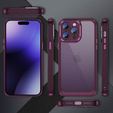 Чохол для iPhone 15 Pro Max, ERBORD Impact Guard, бордовий