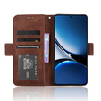 Футляр з клапаном для Xiaomi Poco X7 Pro 5G, Card Slot, коричневий