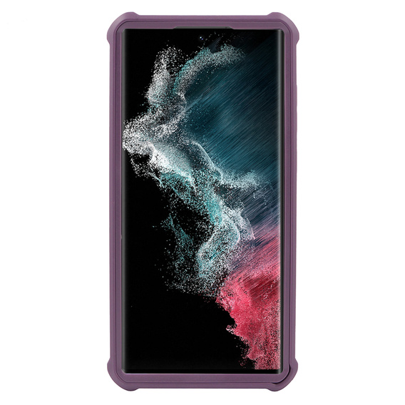 Броньований чохол для Samsung Galaxy S22 Ultra, Dexnor Full Body, фіолетовий
