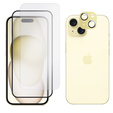 2х гартоване скло ERBORD для камери, щоб iPhone 15 Plus 