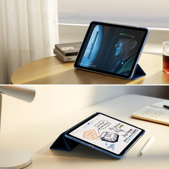 Чехол до iPad Pro 12.9 2022 / 2021, ESR Ascend Trifold, серый