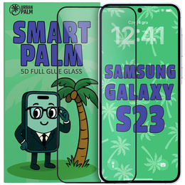 Закаленное стекло 5D Full Glue Smart Palm для Samsung Galaxy S23