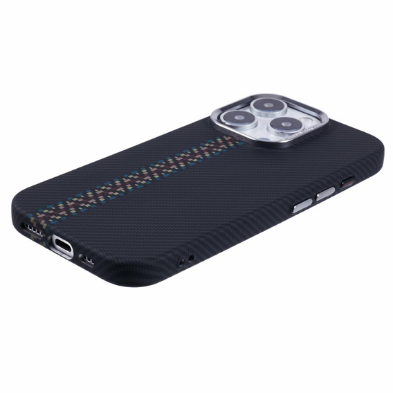 Чехол для iPhone 13 Pro, Carbon Fiber MagSafe, чёрный