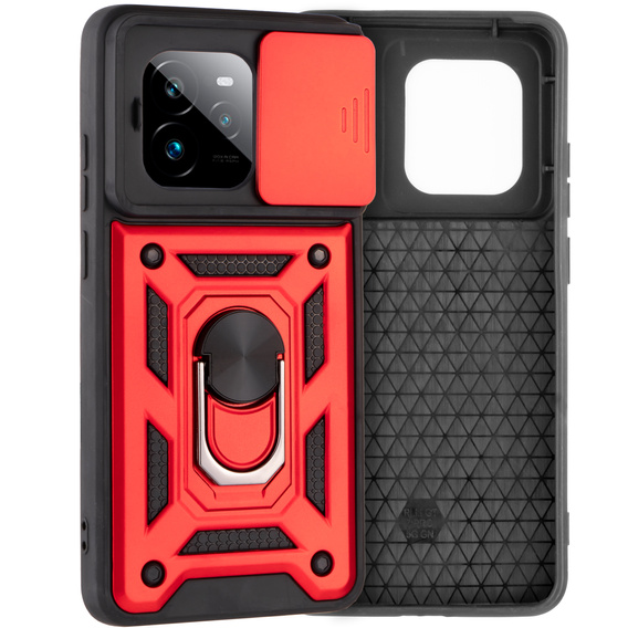 Чехол NOX Camera Slide Realme GT 7 Pro, CamShield Slide, красный
