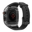 Силиконовый ремешок с чехлом для Apple Watch 1/2/3/4/5/6/7/8/9/10/SE/Ultra/Ultra 2 42/44/45/49MM
