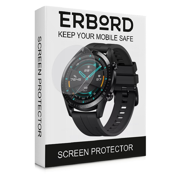 3x Гидрогелевая фольга ERBORD для Huawei Watch GT 2 46mm