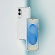 Чехол до Samsung Galaxy S25 Edge, Glittery Powder, прозрачный
