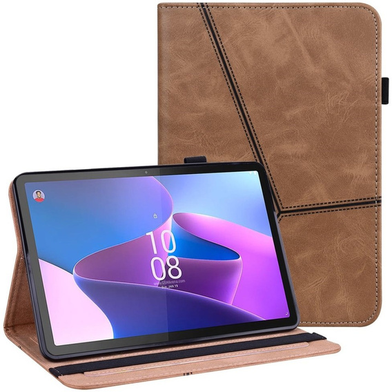 Чехол для Lenovo Tab P11 Gen 2 TB350FU TB350XU 11.5", Classic, с местом для стилуса, коричневый