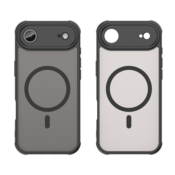 Матовий чохол для iPhone Air, для MagSafe, із захистом камери, матовий чорний