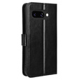 Откидной чехол для Google Pixel 9A, Crazy Horse Wallet, чёрный