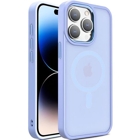 Чехол для iPhone 15, MagColor для MagSafe, светло-фиолетовый