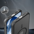 Магнитный чехол Magsafe для iPhone 15 Pro Max, чёрный