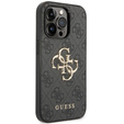 Чехол GUESS до iPhone 15 Pro Max, 4G Big Metal Logo, серый
