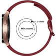 Силіконовий ремінець для Galaxy Watch 4 / 5, Wine Red