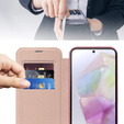 Откидной чехол для Samsung Galaxy A56, RFID Wallet MagSafe CamShield, розовый