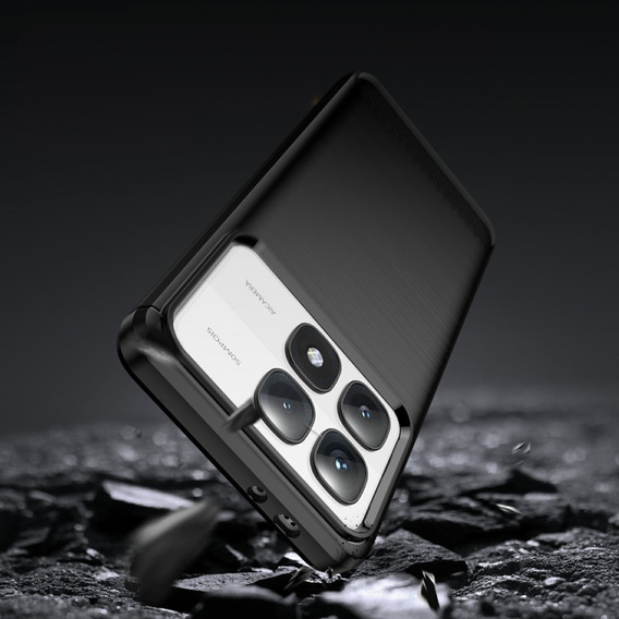 Чехол до Xiaomi 14T Pro, Carbon, чёрный