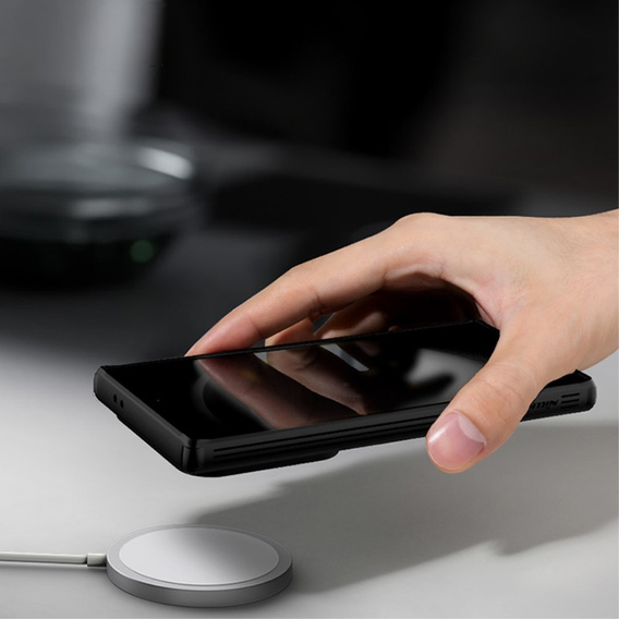 Чохол NILLKIN для Samsung Galaxy S24 Ultra, Silicone CamShield Case for MagSafe, чорний