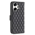 Откидной чехол для Infinix Hot 30, Wallet, BINFEN COLOR, чёрный