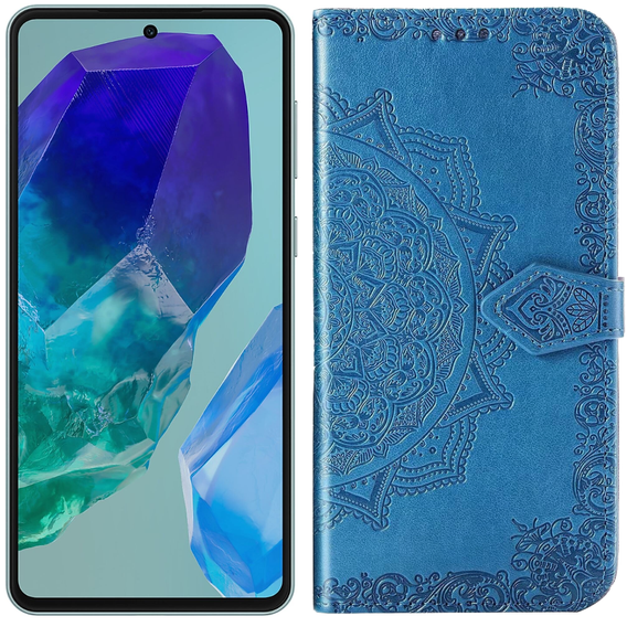 Чохол-книжка для Samsung Galaxy M55 5G, Mandala, м'яти