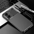 Чoхол до Xiaomi Redmi 13C / Poco C65, Carbon Gel, чорний