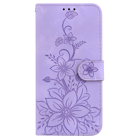 Чохол-книжка для Oppo A60, Lily Flower, фіолетовий
