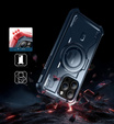 Броньований чохол для iPhone 14 Pro Max, Dexnor Full Body for MagSafe, темно-синій