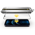 2x Закаленное стекло для iPhone 12 Pro Max, ERBORD Easy App Full Screen Protector