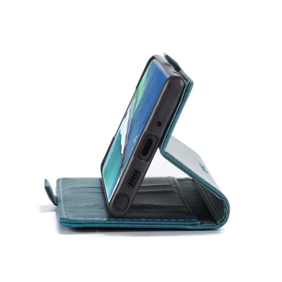 Чехол CASEME для Samsung Galaxy Note 20 Ultra, Leather Wallet Case, зелёный