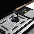 Чехол NOX Camera Slide Xiaomi Poco F4 GT, CamShield Slide, серебро