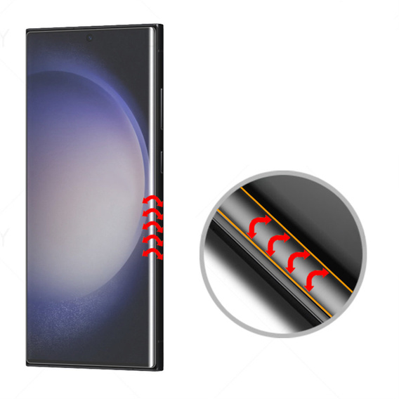 Скло Mocolo, загартоване в ультрафіолеті для Samsung Galaxy S23 Ultra