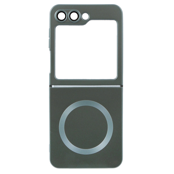 Чехол для ПК Samsung Galaxy Z Flip5 5G, для MagSafe, зеленый