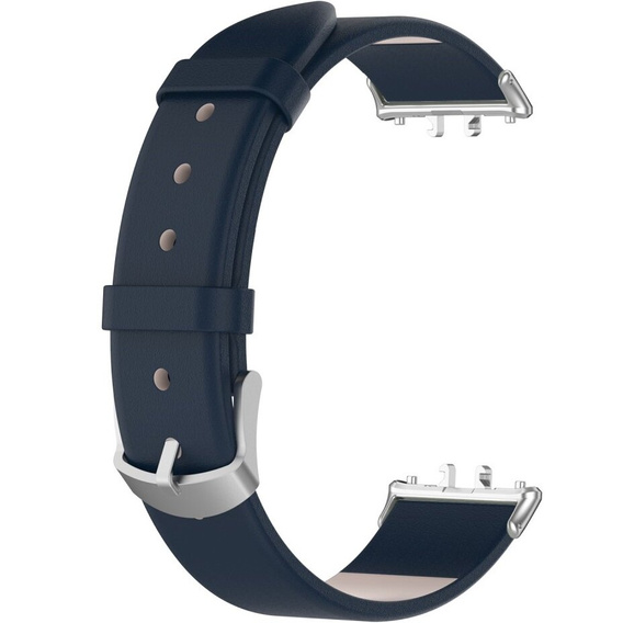 Кожаный ремешок для Samsung Galaxy Fit 3, синий