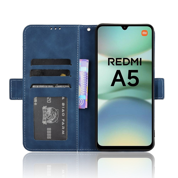Откидной чехол для Xiaomi Redmi A5, Card Slot, темно-синий