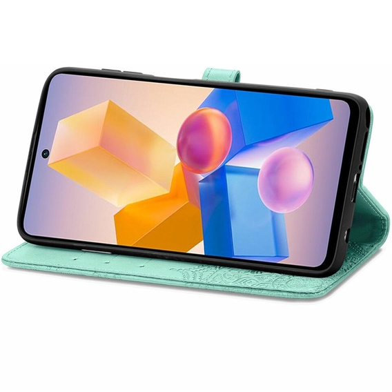 Чохол-книжка для Infinix Hot 40i, Mandala, зелений
