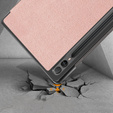 Чохол для Samsung Galaxy Tab S9 FE+ Plus, Smartcase з місцем для стилуса, рожевий rose gold