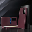 Флип-кейс для Samsung Galaxy S25, Smart View Wallet, бордовый