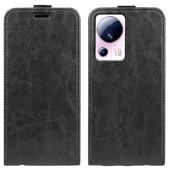Откидной чехол для Xiaomi 13 Lite, Flip, чёрный