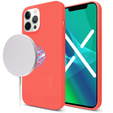 Etui ERBORD do iPhone 12 / 12 Pro, Silicone MagSafe, Pink