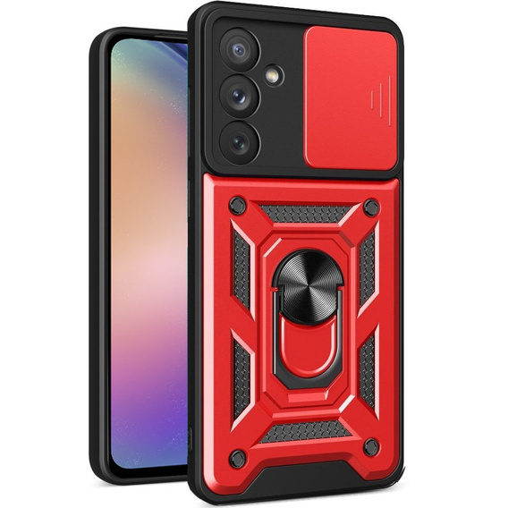 Чохол NOX Camera Slide Samsung Galaxy A54 5G, CamShield Slide, червоний