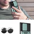 Чохол NOX Camera Slide Samsung Galaxy S23 Ultra, CamShield Slide, зелений