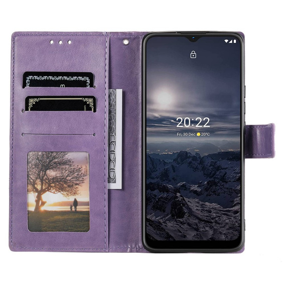 Откидной чехол для Nokia G11/ G21, Mandala, синий