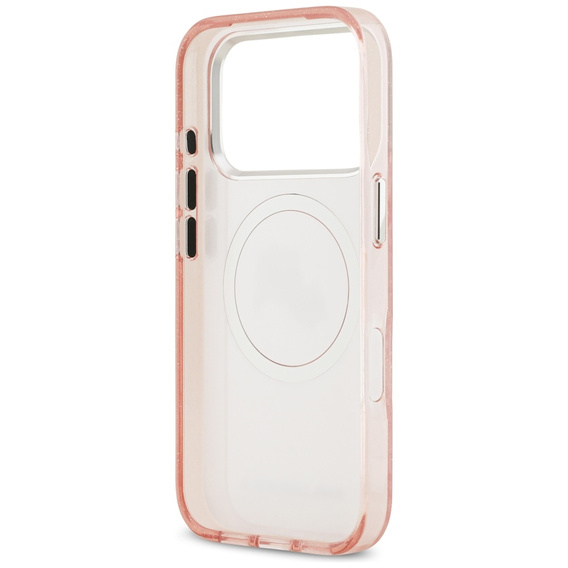 Чехол Karl Lagerfeld IML Glitter Karl & Choupette Heads Logo MagSafe для iPhone 17 Pro Max