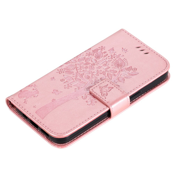 Чохол-накладка для Xiaomi 13T / 13T Pro, дерево, рожевий rose gold
