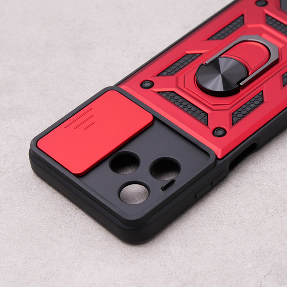 Чехол NOX Camera Slide Realme C51, CamShield Slide, красный