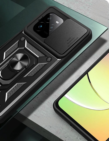 Чехол NOX Camera Slide Realme GT 7 Pro, CamShield Slide, чёрный