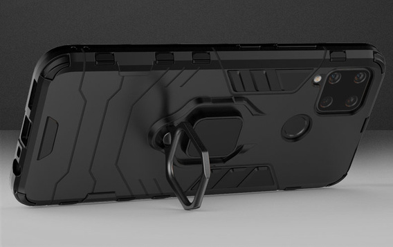 Чoхол до Realme C11 2021, Kickstand Ring, чорний