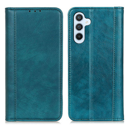 Флип-кейс для Samsung Galaxy S25 FE, Split Leather, зелёный
