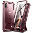 Броньований чохол для iPhone XS Max, Dexnor Full Body, червоний