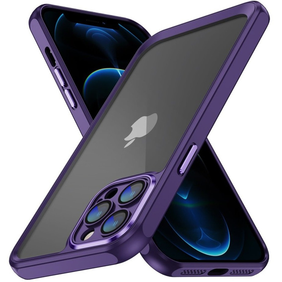 Чохол для iPhone 12 Pro Max, ERBORD Impact Guard, темно-фіолетовий